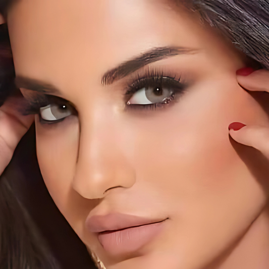 Bella Caramel Gray Contact Lenses – Glow Collection EYE DOT