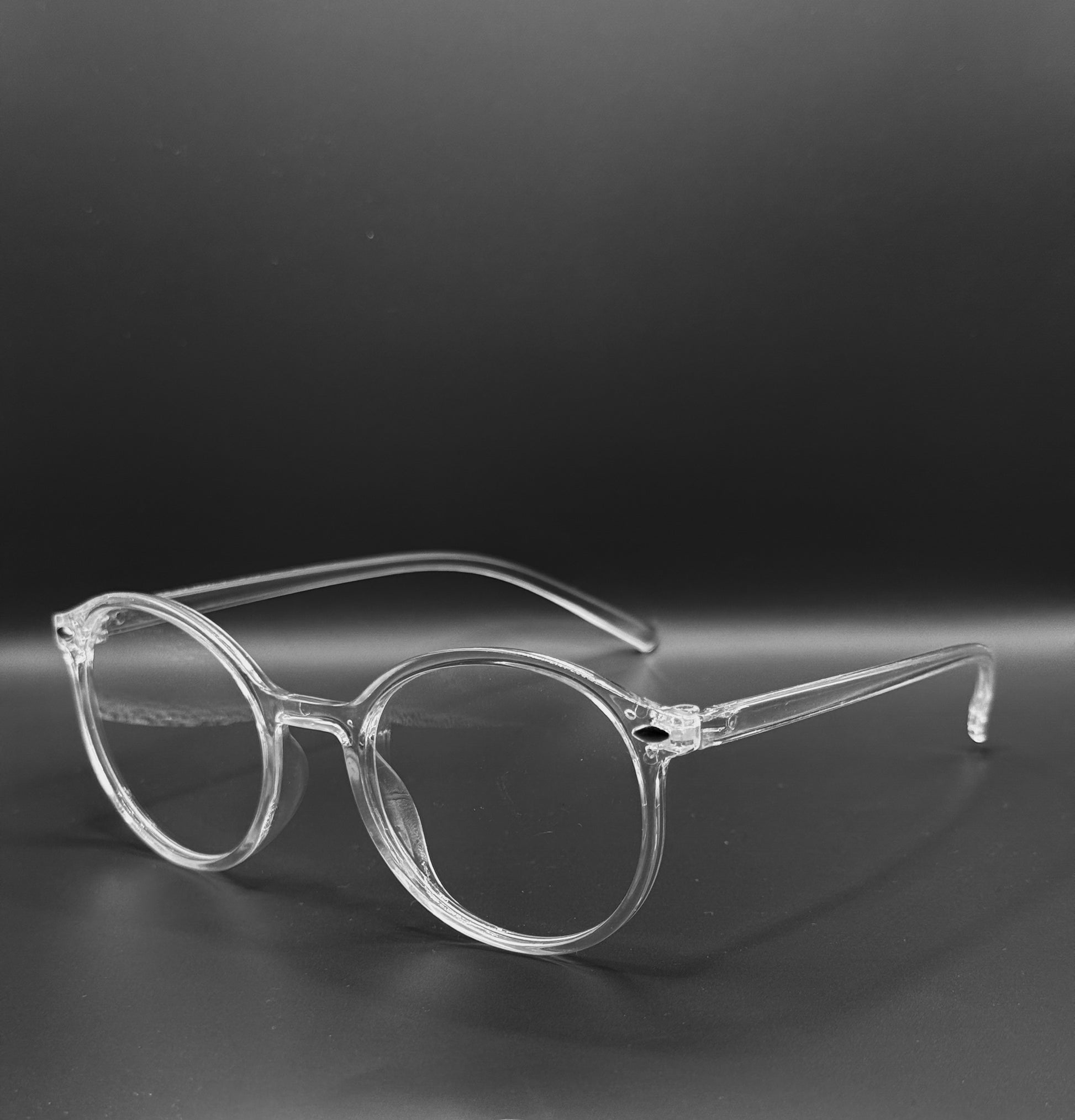 ROUND- TRANSPARENT FRAME EYE DOT
