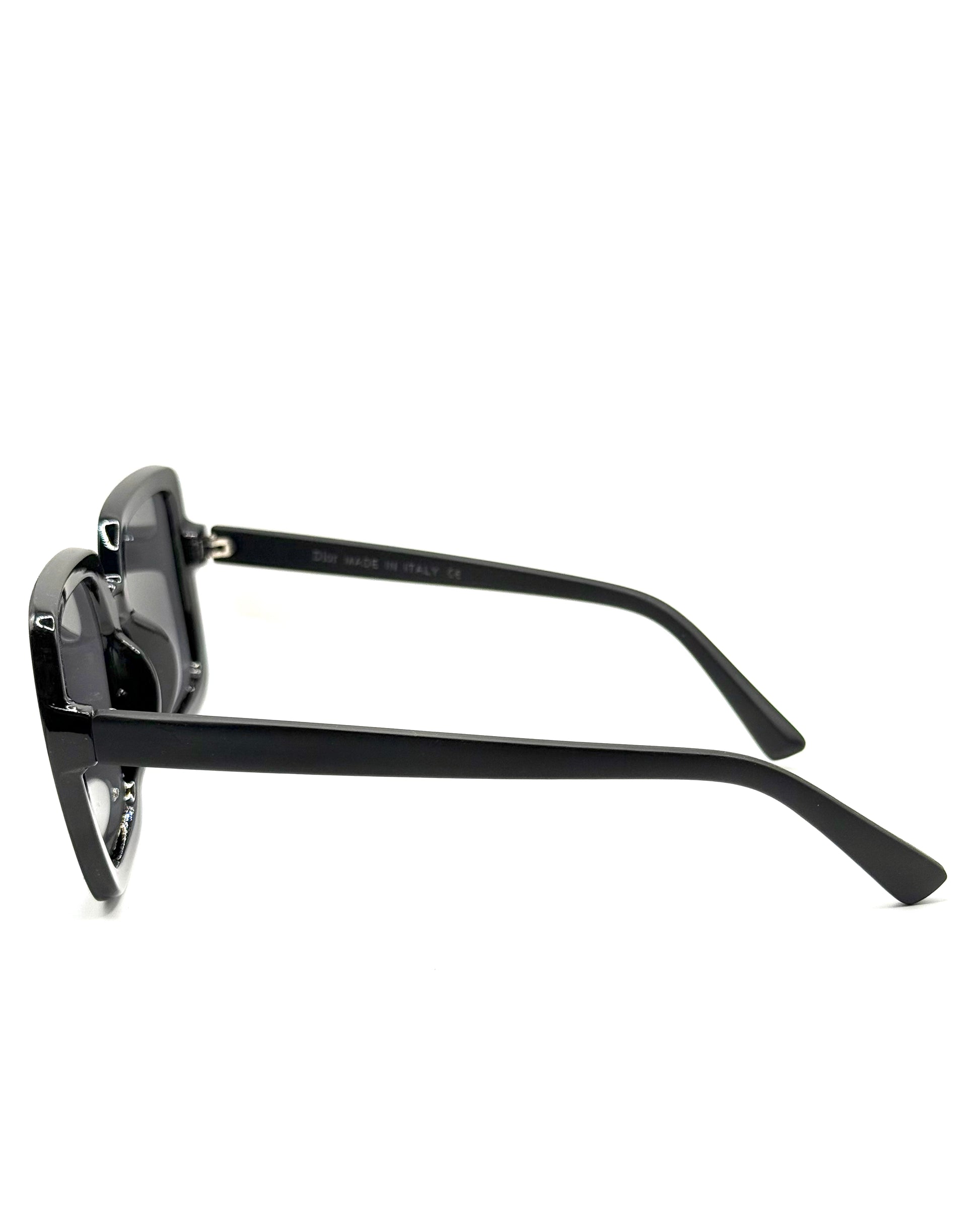 DIOR-TRENDY SQUARE SUNGLASSES EYE DOT